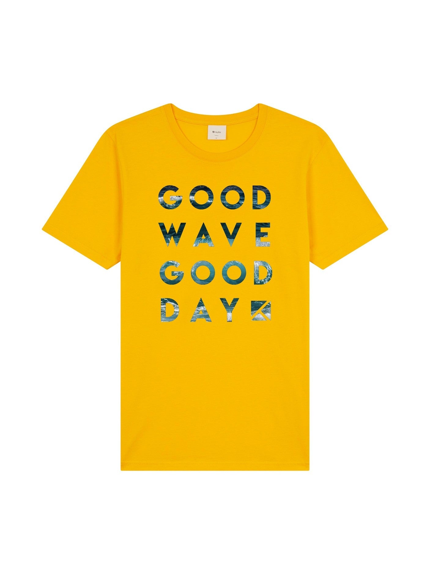 T-SHIRT GOOD WAVE YELLOW