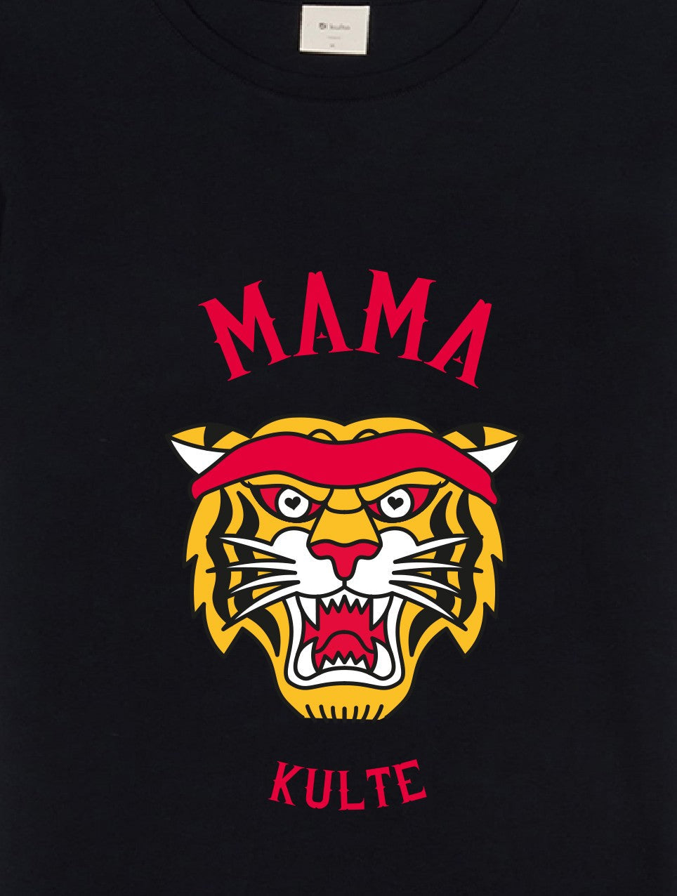 T-SHIRT TIGRE UNISEXE BLACK