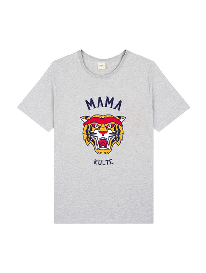 T-SHIRT TIGRE UNISEXE GREY