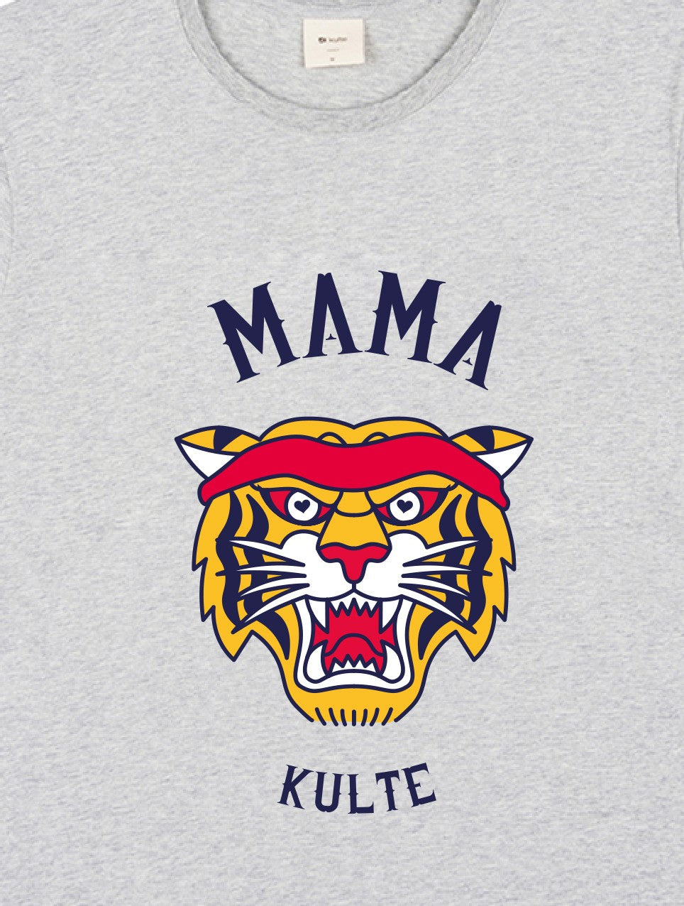 T-SHIRT TIGRE UNISEXE GREY
