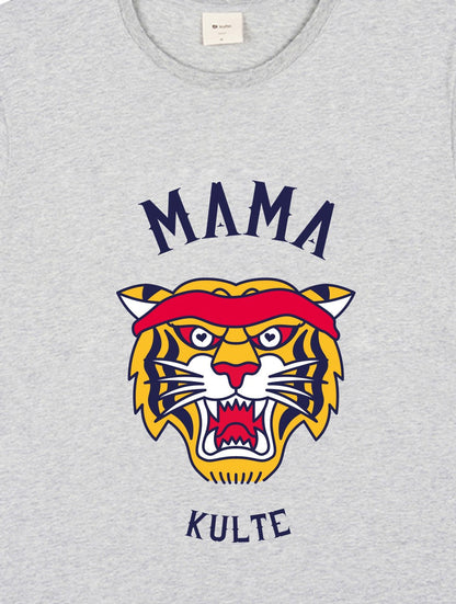 T-SHIRT TIGRE UNISEXE GREY