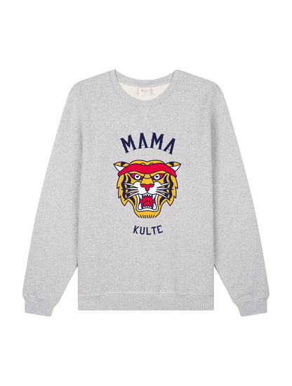 SWEAT TIGRE UNISEXE GREY