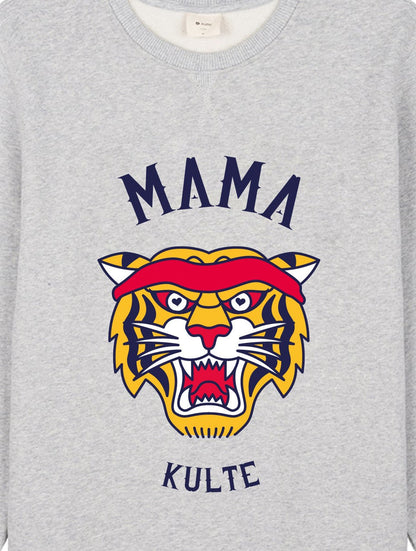 SWEAT TIGRE UNISEXE GREY