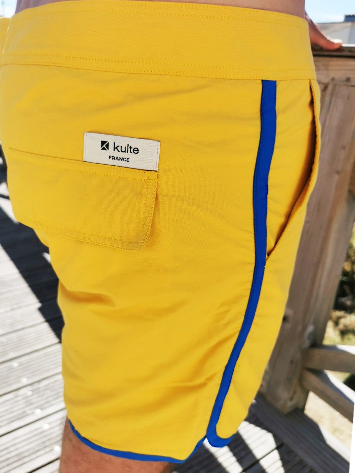 JERSEY LE CALIFORNIA YELLOW/BLUE