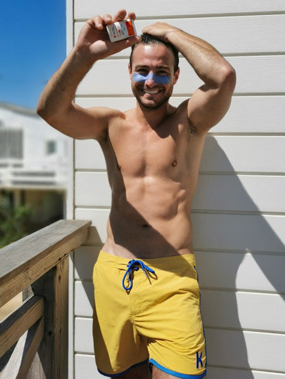 JERSEY LE CALIFORNIA YELLOW/BLUE