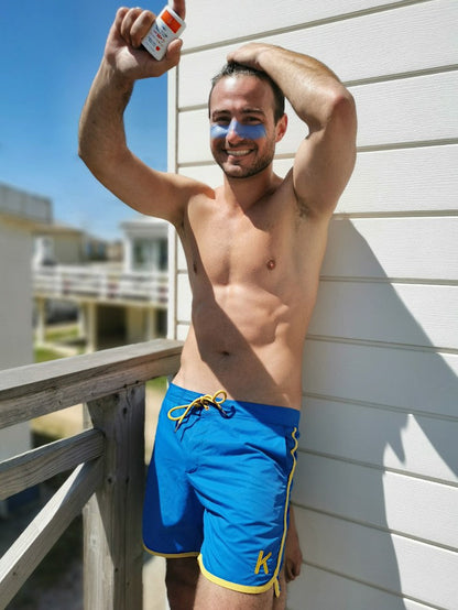 JERSEY LE CALIFORNIA BLUE/YELLOW