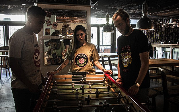 T-SHIRT FLEUR UNISEXE KAKI