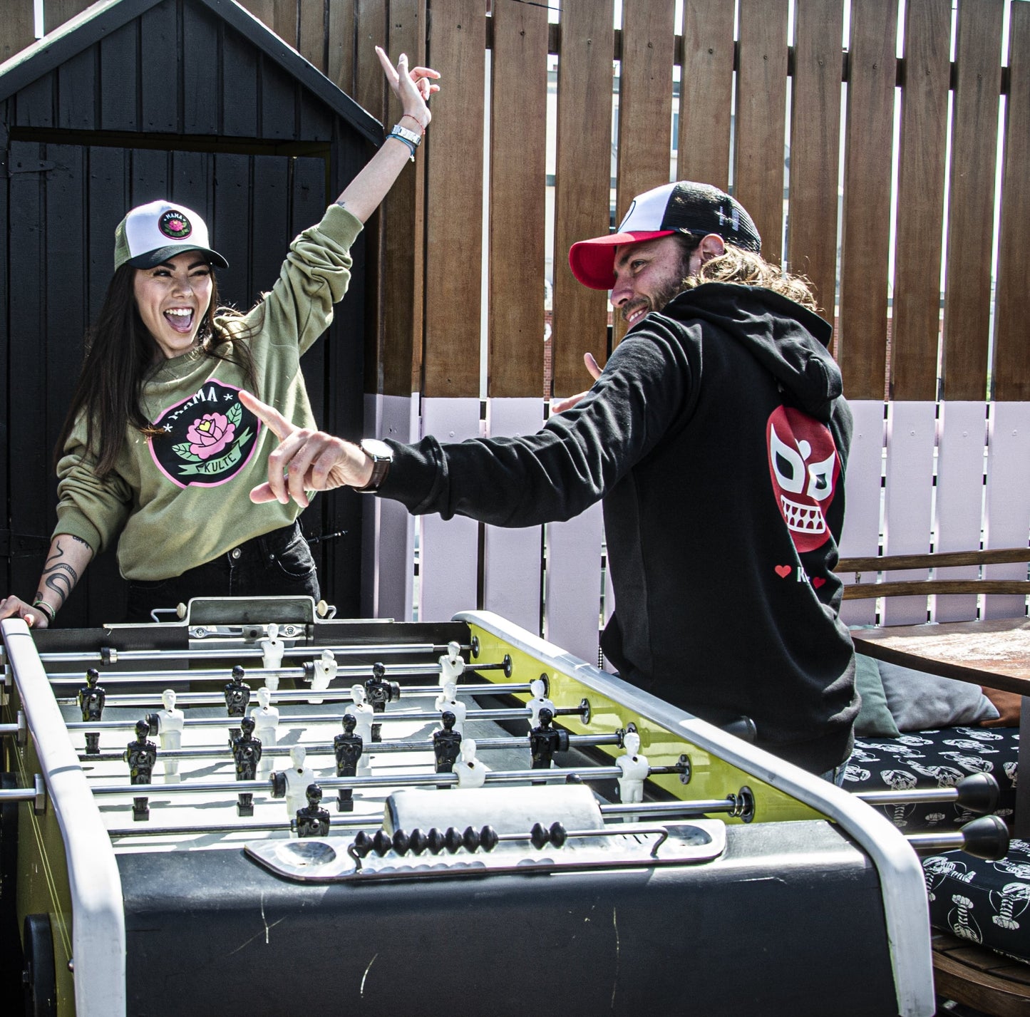 UNISEX KHAKI FLOWER SWEATSHIRT