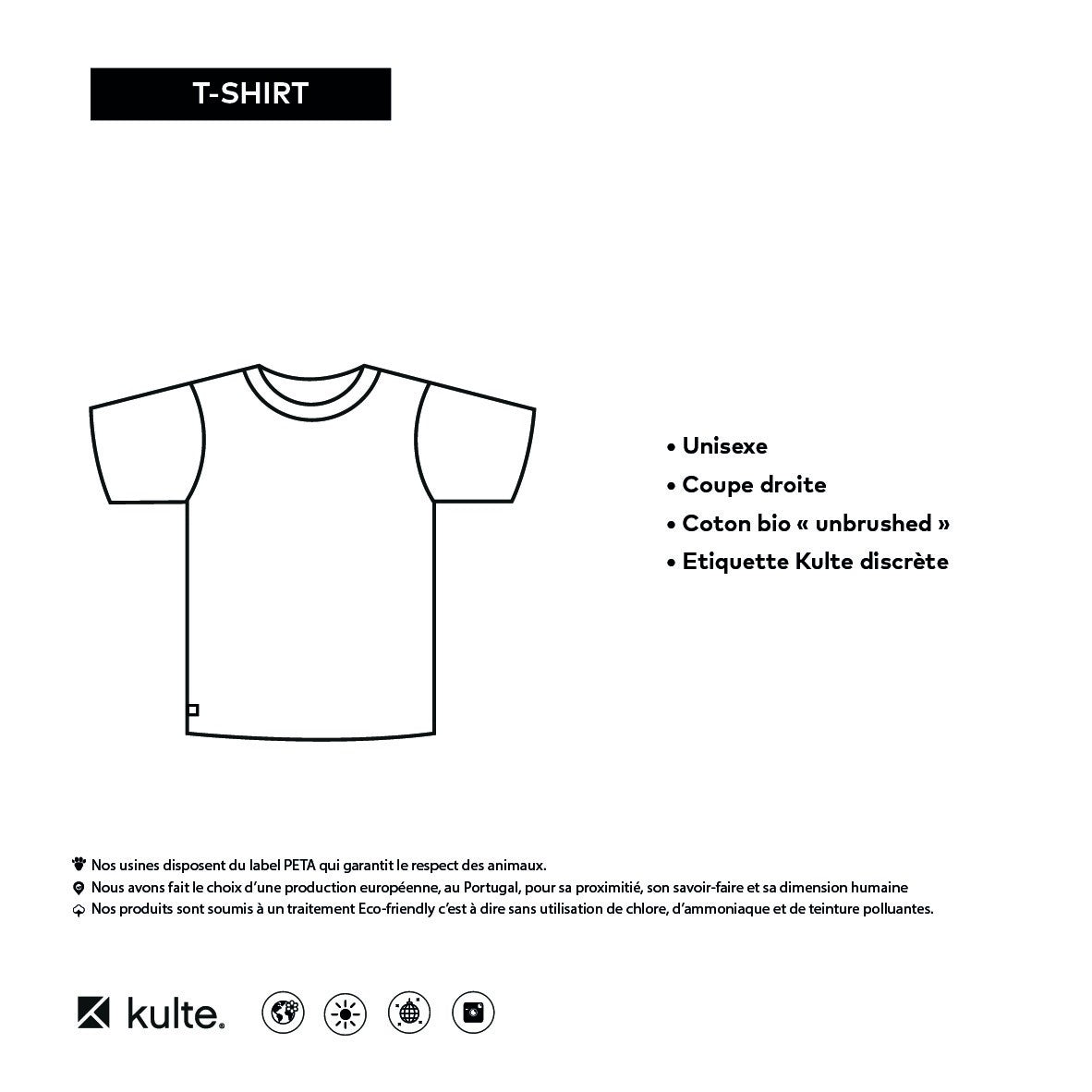 T-SHIRT UNISEXE CORPO ATHLETIC WHITE