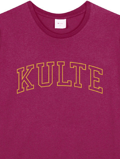 T-SHIRT UNISEXE CORPO ATHLETIC BURGUNDY