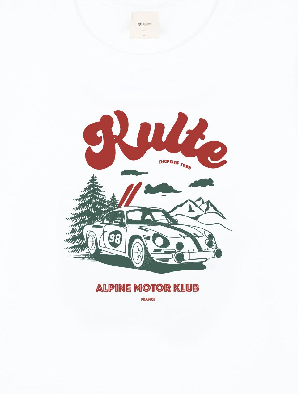 T-SHIRT ALPINE KLUB WHITE