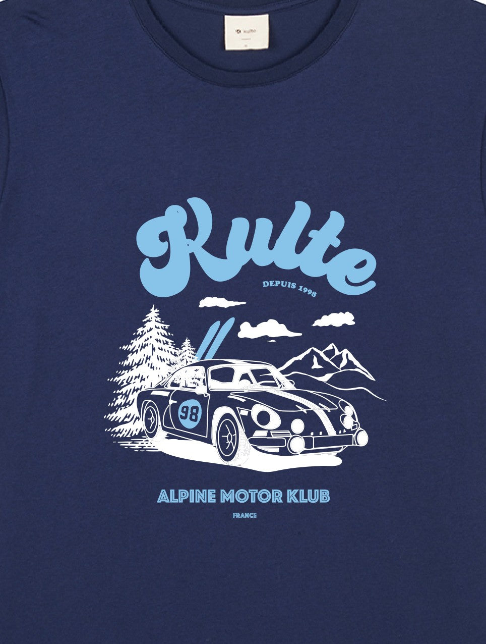 T-SHIRT ALPINE KLUB NAVY