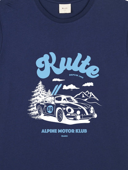 T-SHIRT ALPINE KLUB NAVY