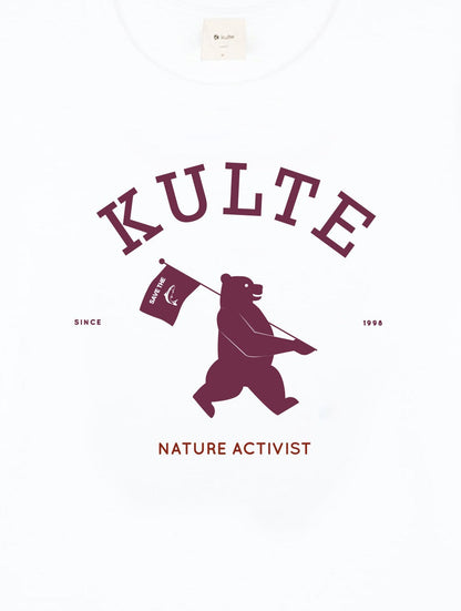T-SHIRT NATURE ACTIVIST WHITE