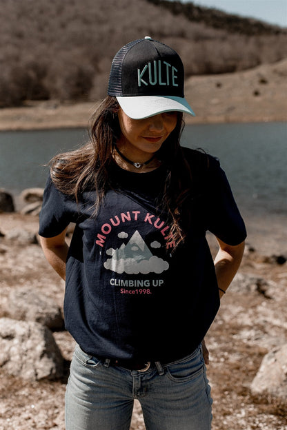 T-SHIRT UNISEXE KULT MOUNT NAVY