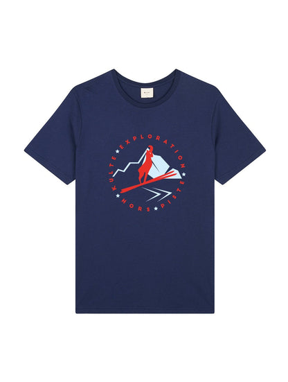 T-SHIRT UNISEXE CHAMOIX NAVY