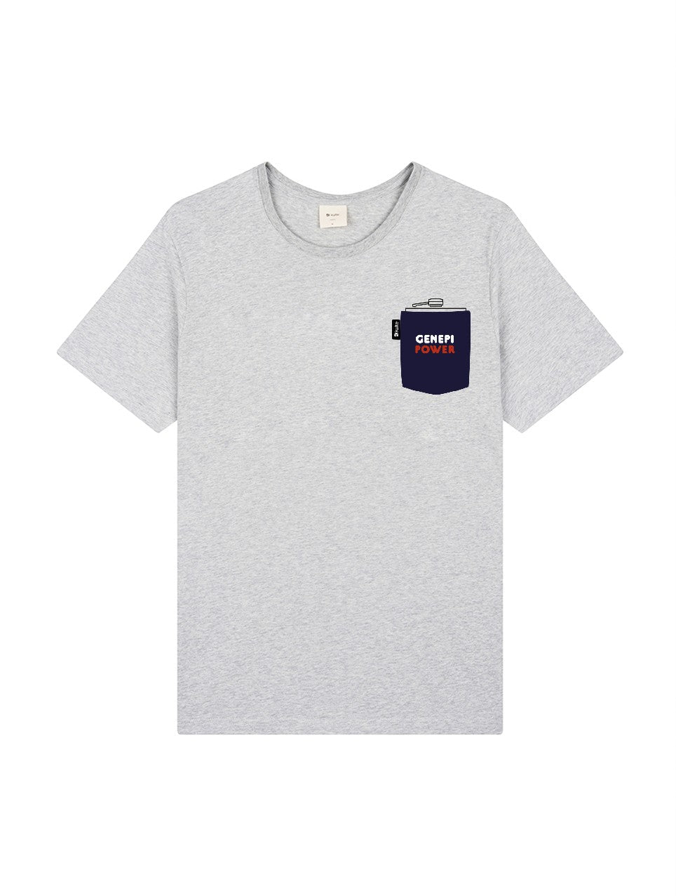 T-SHIRT GENEPI POCKET GREY