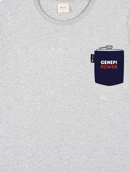 T-SHIRT GENEPI POCKET GREY