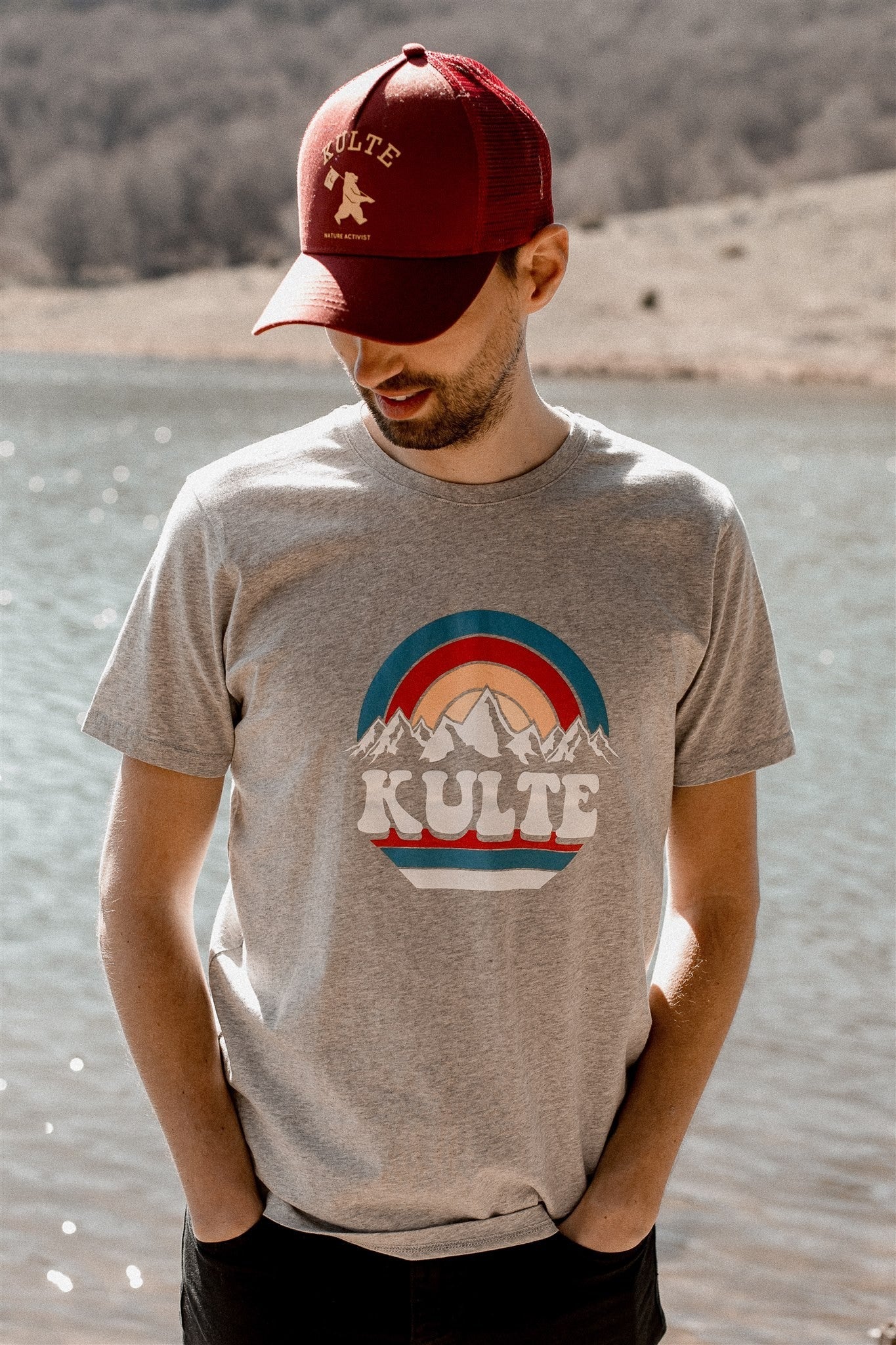 T-SHIRT RAINBOW GREY