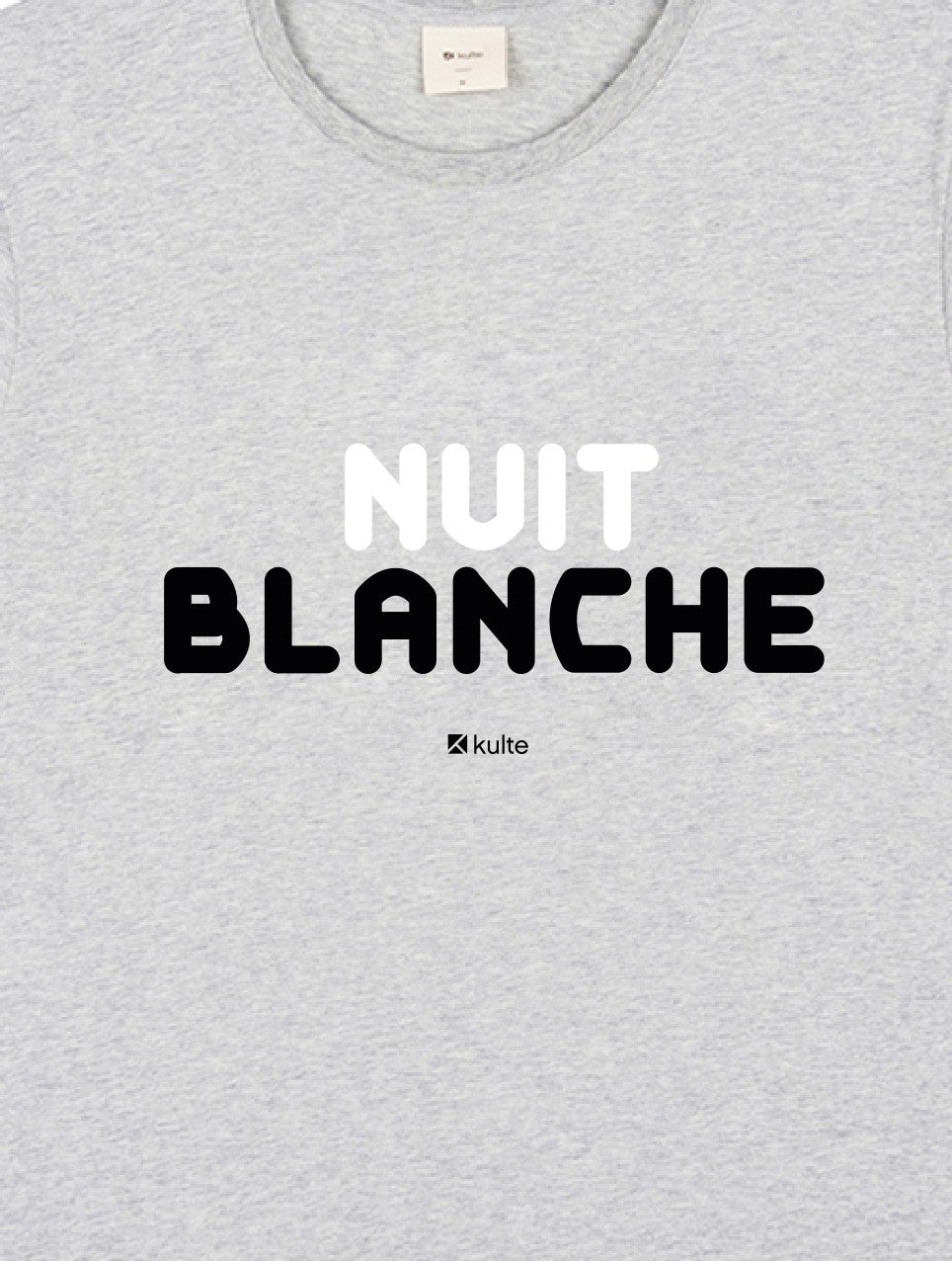 T-SHIRT NUIT BLANCHE GREY