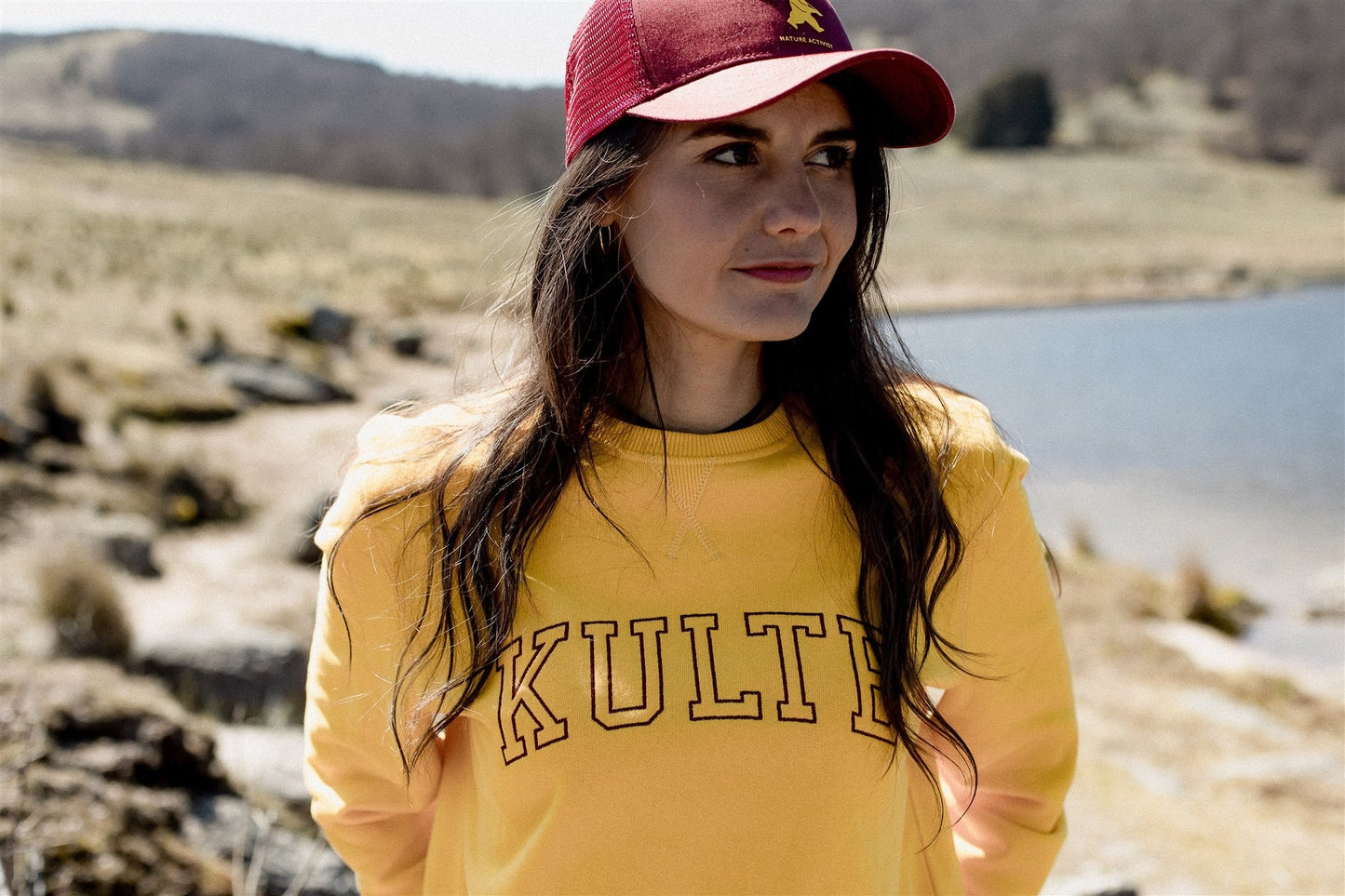 YELLOW ATHLETIC CORPO SWEATSHIRT