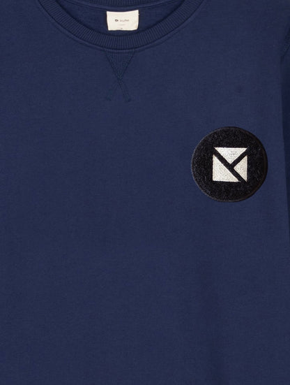 SWEAT CORPO PATCH NAVY