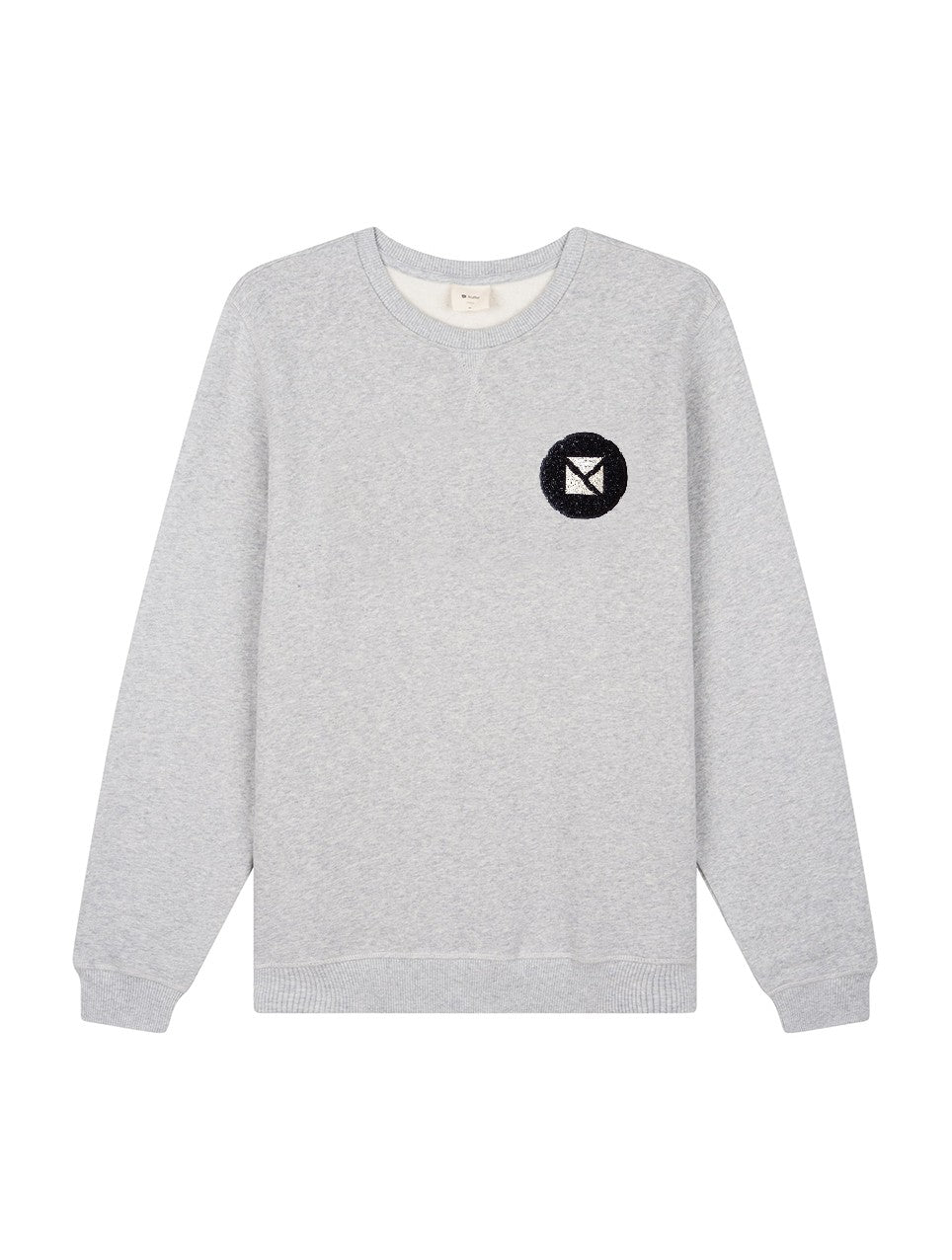CORPO PATCH GREY SWEATSHIRT