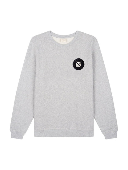CORPO PATCH GREY SWEATSHIRT