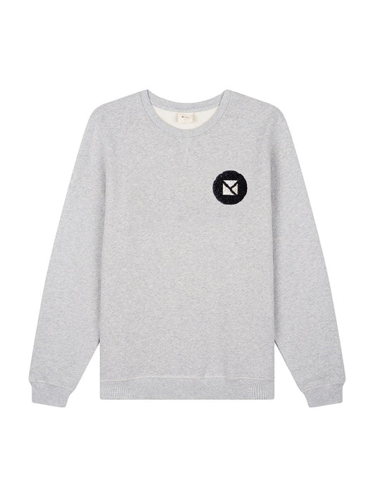 CORPO PATCH GREY SWEATSHIRT