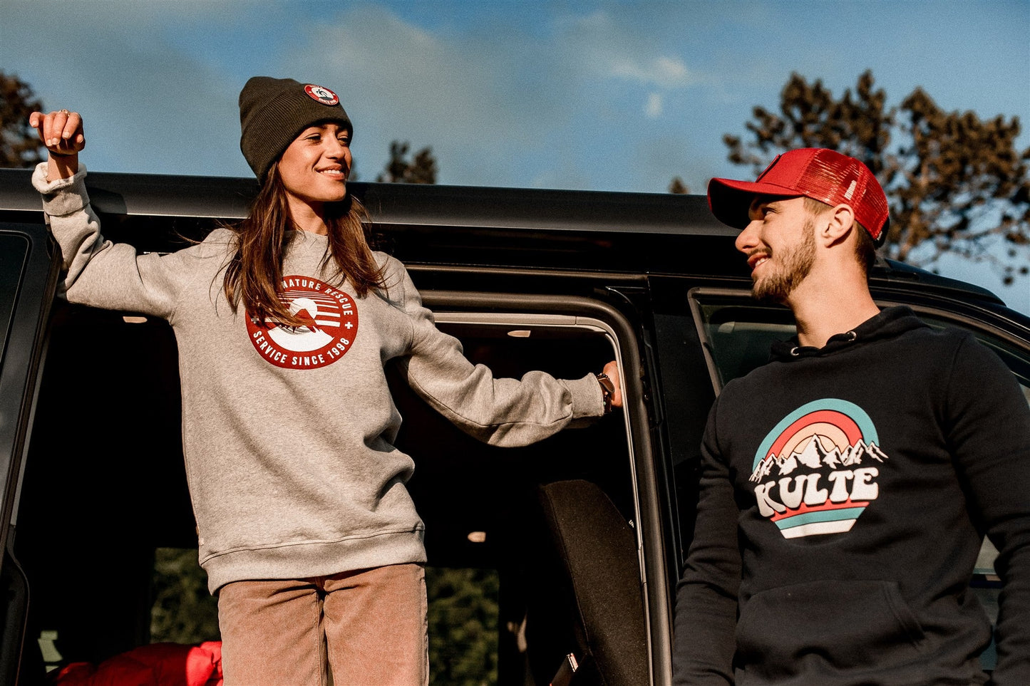 SWEAT UNISEXE RESCUE GREY