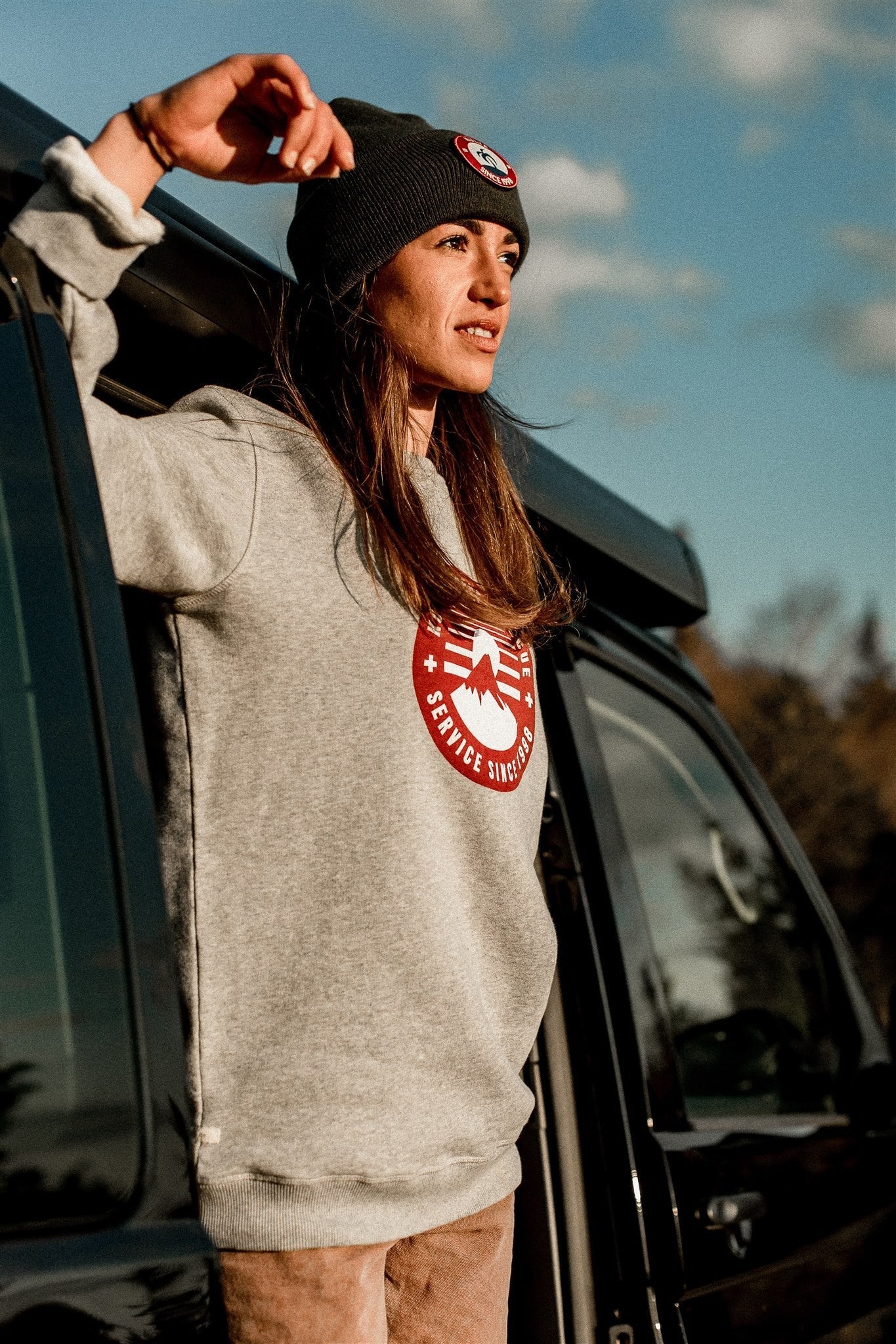 SWEAT UNISEXE RESCUE GREY