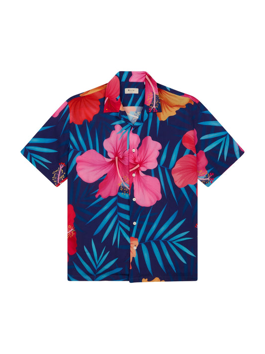 CHEMISE HAWAIENNE FLOWER