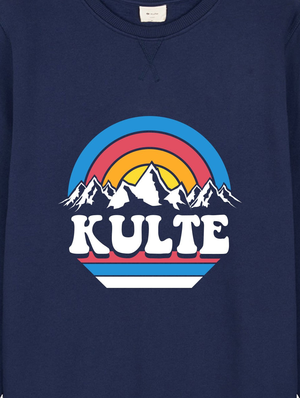 UNISEX HOODIE RAINBOW NAVY