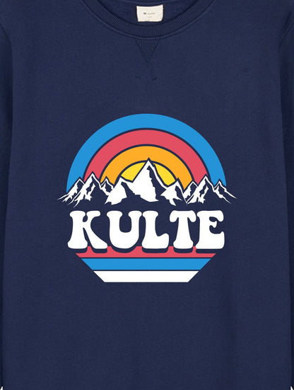 UNISEX HOODIE RAINBOW NAVY