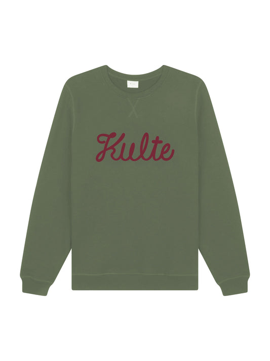 WOMEN'S SWEATSHIRT SCRIPT KAKI