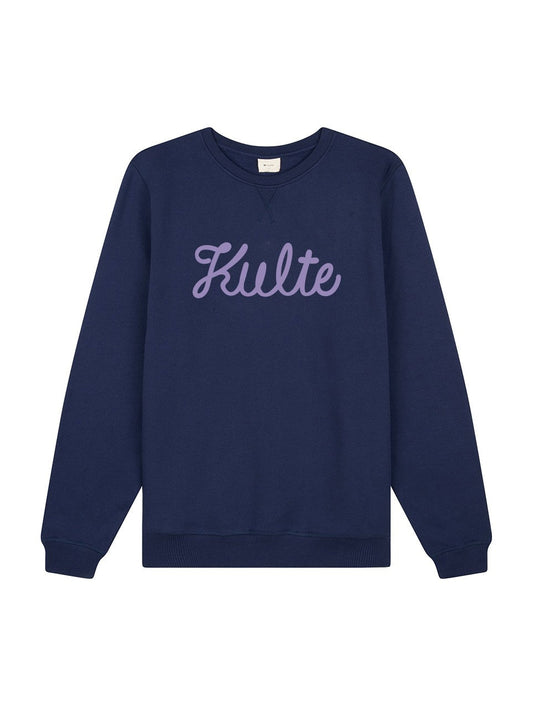 WOMEN'S SWEATSHIRT SCRIPT NAVY