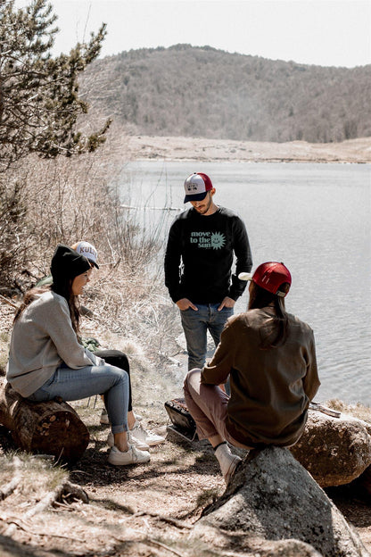 SWEAT MOVE TO THE SUN VINTAGE GREY