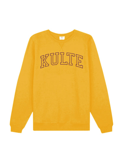 YELLOW ATHLETIC CORPO SWEATSHIRT