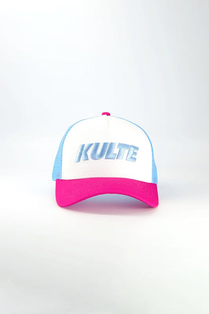 CASQUETTE ITALIC STRAWBERRY LIGHT BLUE
