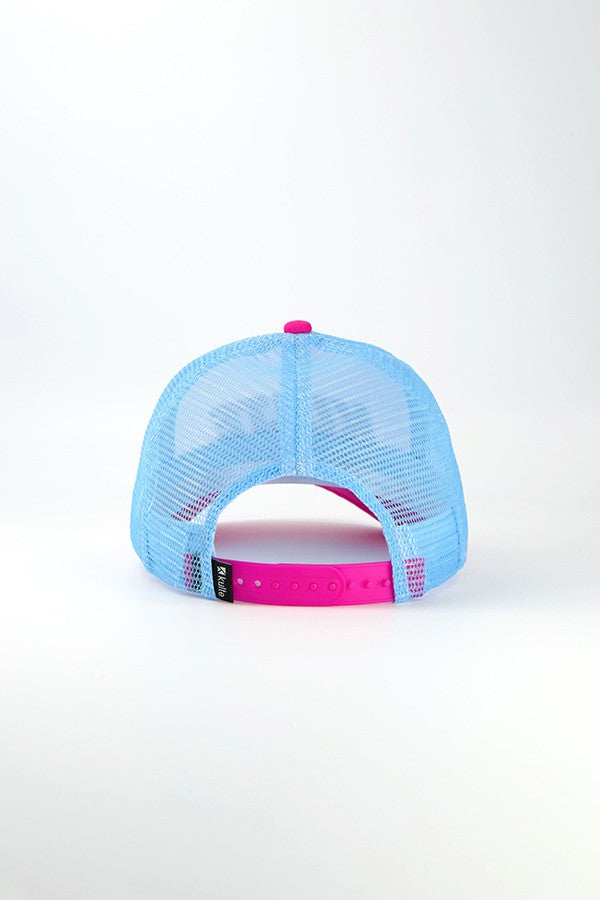 CASQUETTE ITALIC STRAWBERRY LIGHT BLUE