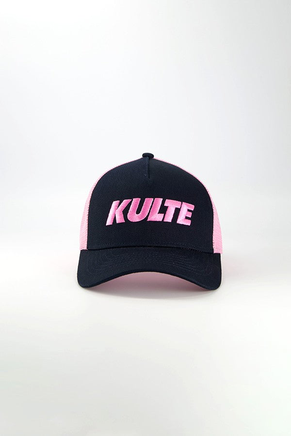 CASQUETTE ITALIC NAVY PINK