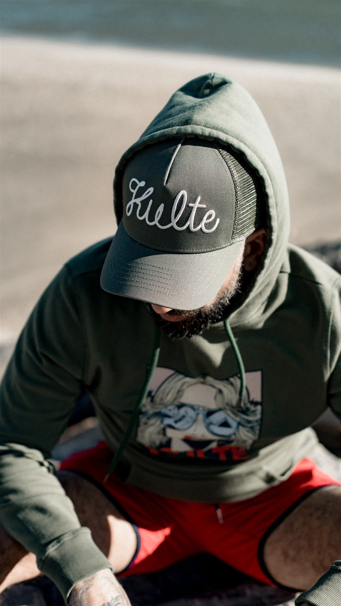 CASQUETTE SCRIPT KAKI