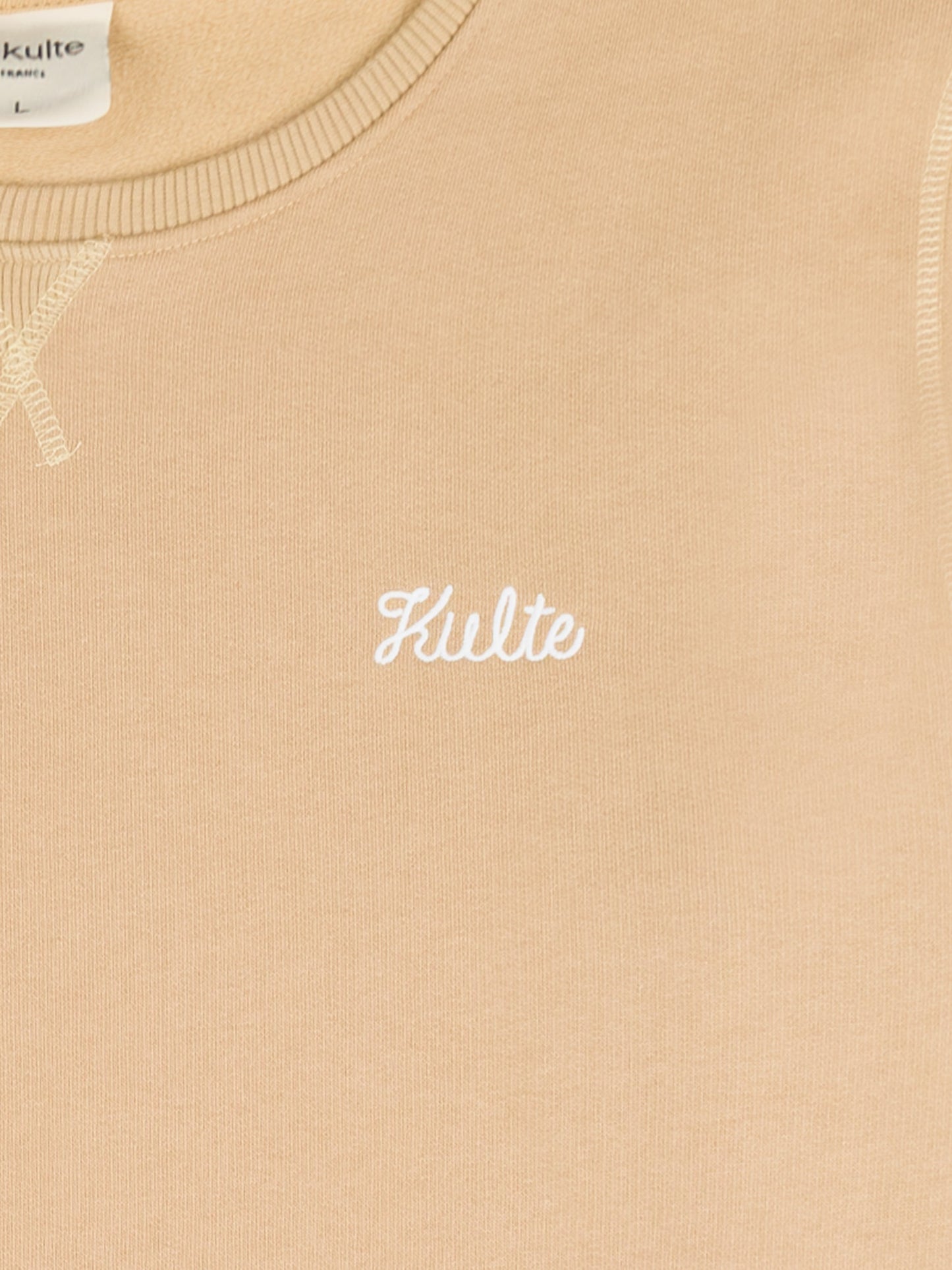 SWEAT SCRIPT BEIGE