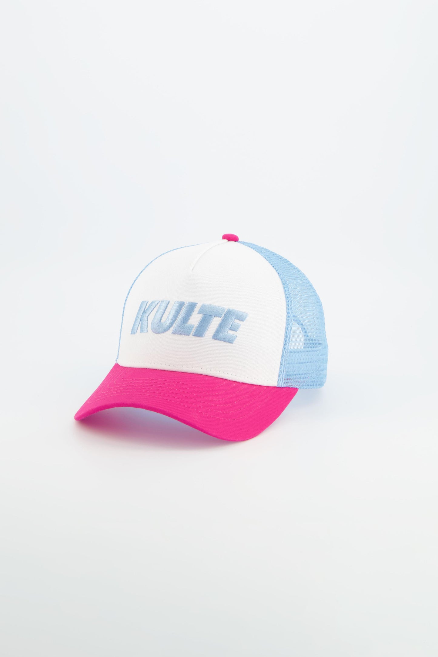 CASQUETTE ITALIC STRAWBERRY LIGHT BLUE