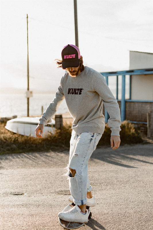 SWEAT CORPO ITALIC GREY