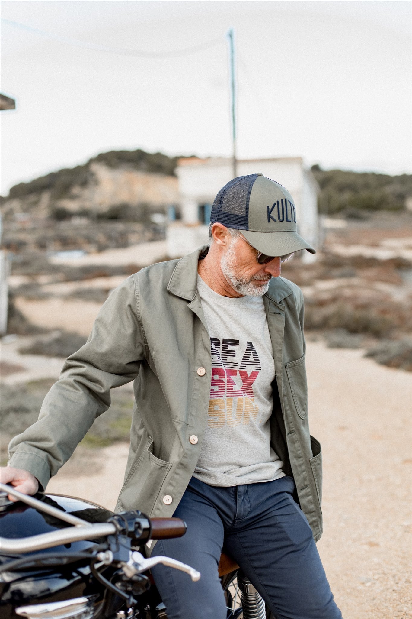 T-SHIRT SEA SEX SUN GREY