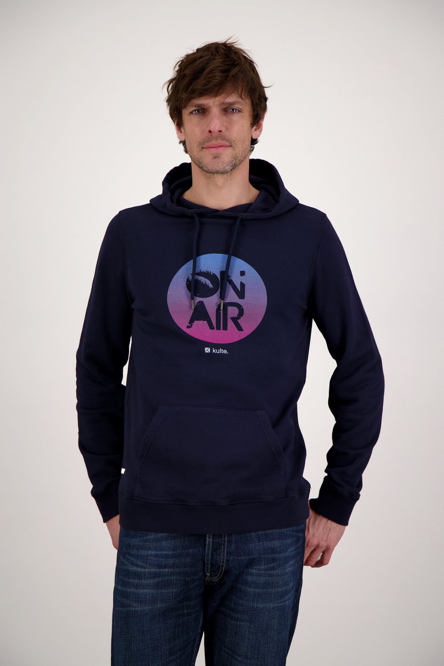 HOODIE ON AIR NAVY