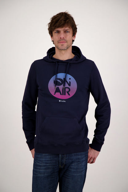 HOODIE ON AIR NAVY
