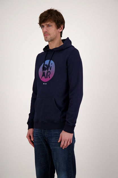 HOODIE ON AIR NAVY