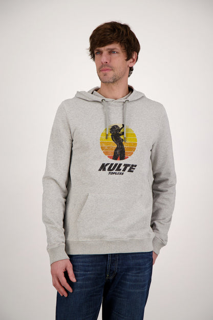 HOODIE TOPLESS GREY